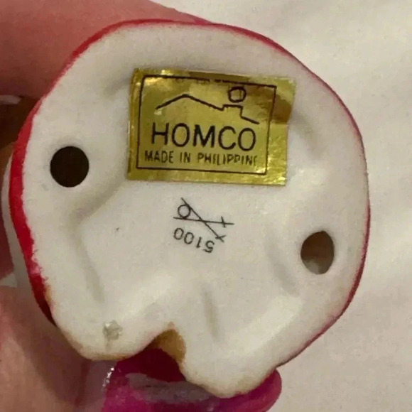 Vintage Homco Christmas Choir Bear Figurine Statues Made in Philippines - Picture 4 of 8